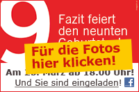 Fazit feierte den 9. Geburtstag!